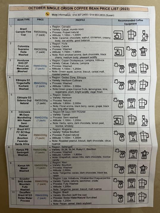 Photo of October Coffee Roasters - Kota Kinabalu, Sabah, Malaysia